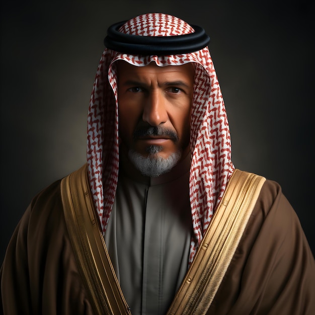 Un vecchio dell'Arabia Saudita