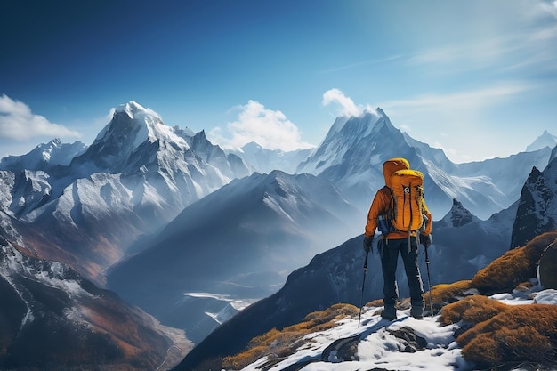 Un viaggio attraverso le cime delle montagne Ai generativa