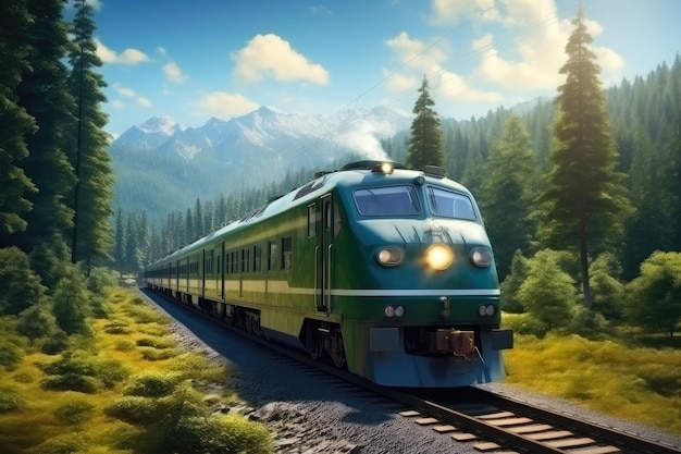 Un viaggio panoramico in treno attraverso la natura