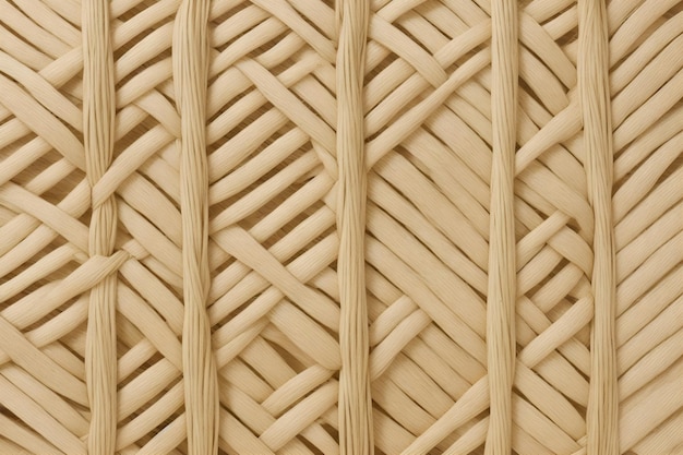 Un vibrante motivo a trama in rattan intrecciato in modo intricato con materiale in rattan generato da Ai