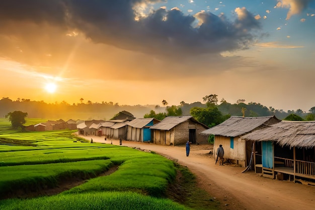 Un villaggio nella giungla del Camerun