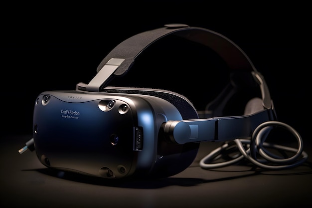 Un visore immersivo per la realtà virtuale che trasporta gli utenti in un altro mondo. AI generativa
