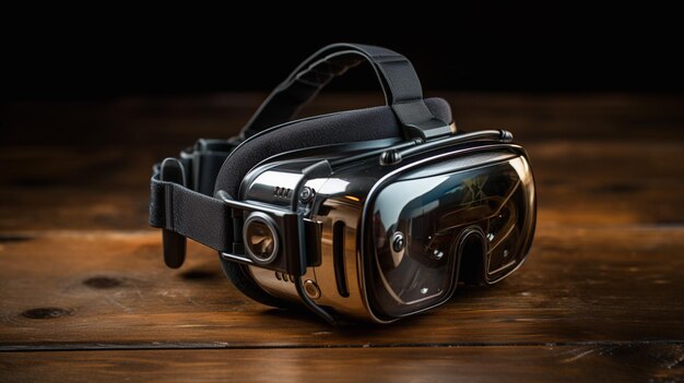 un visore per realtà virtuale in stile argento chiaro e viola, soggetti romanticizzati, cromaticità audace