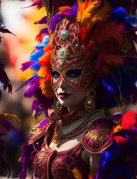 Un vivace carnevale colorato