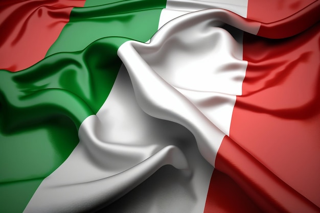 Una bandiera con sopra la scritta italia