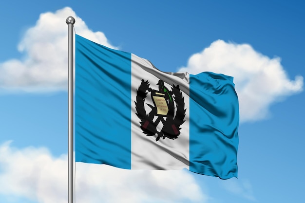 Una bandiera della repubblica del guatemala