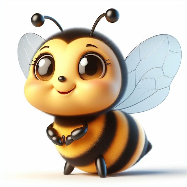 Una bella ape Immagine di un'ape mellifera