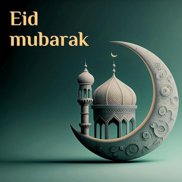Una bella carta da parati di Eid Mubarak