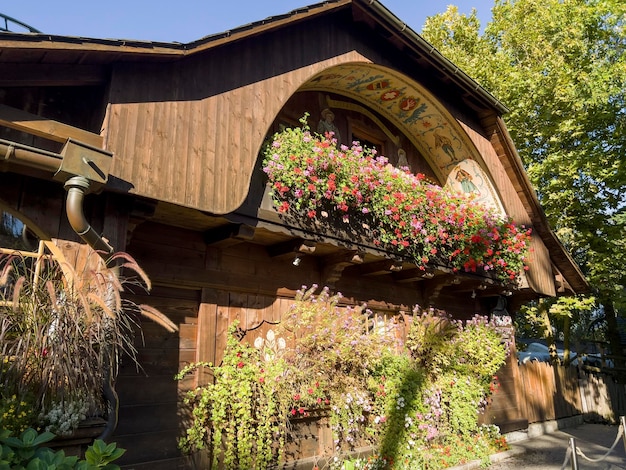 Una bella casa di legno in Germania