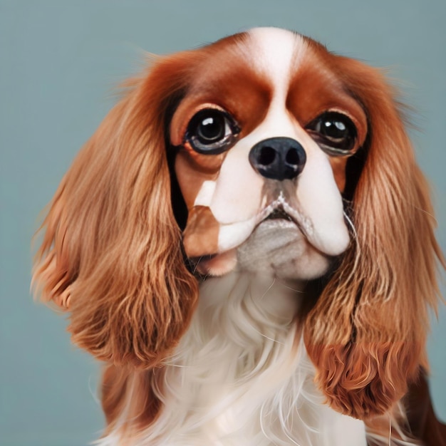 Una bella foto di un cane.