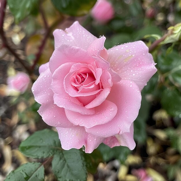 Una bella rosa in natura