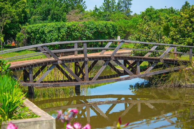 Una bella vista del Giardino Botanico situato a Brasilia, Brasile