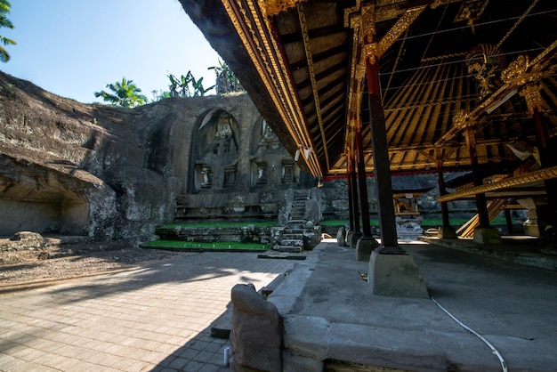 Una bella vista del tempio di Gunung Kawi situato a Bali Indonesia