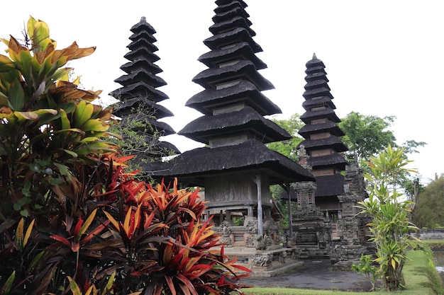 Una bella vista del tempio di Taman Ayun situato a Bali Indonesia