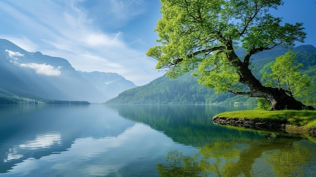 Una bella vista di carta da parati di paesaggi naturali