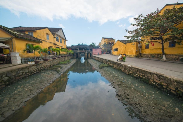 Una bella vista panoramica della città di Hoi An Vietnam