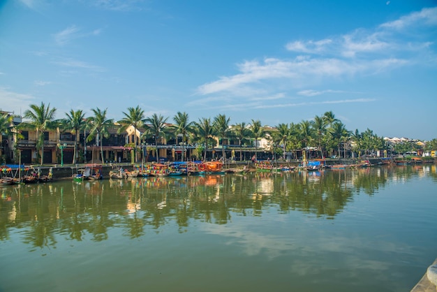 Una bella vista panoramica della città di Hoi An Vietnam