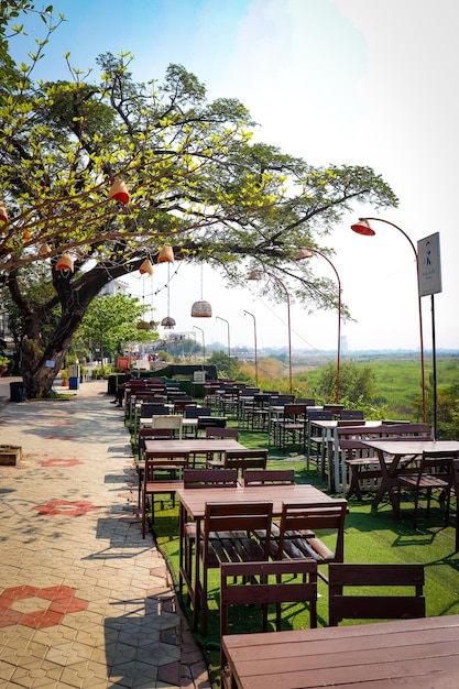 Una bella vista panoramica della città di Vientiane in Laos