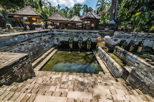 Una bella vista panoramica di bali indonesia