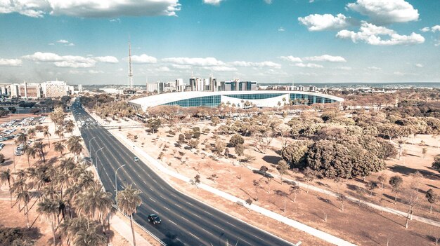 Una bella vista panoramica di Brasilia, capitale del Brasile