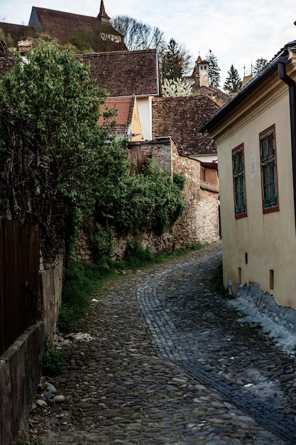 Una bellissima città cittadella medievale di Sighisoara nel cuore della Romania Viaggi in Transilvania