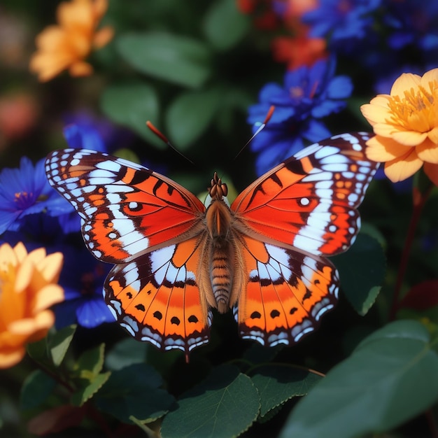 Una bellissima farfalla