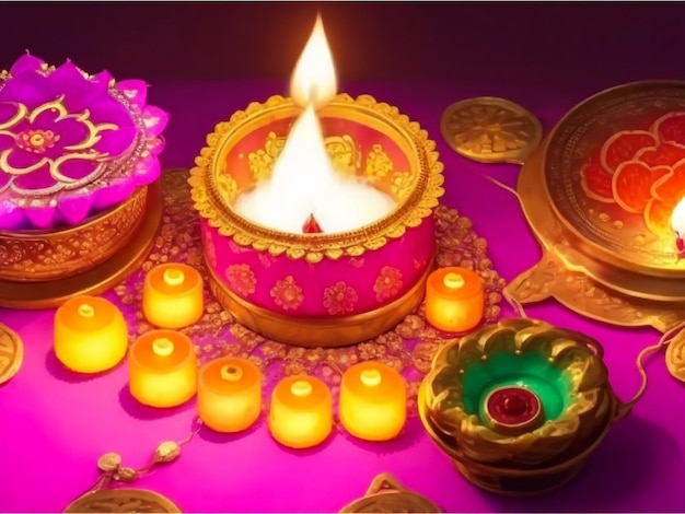 Una bellissima immagine di Diwali