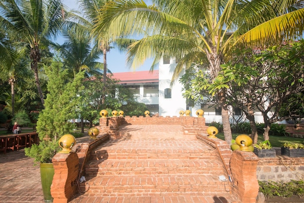 Una bellissima vista del Bagan Resort Hotel a Bagan Myanmar