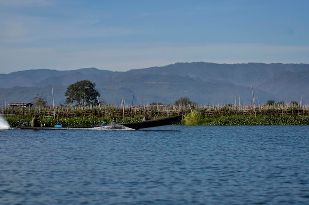 Una bellissima vista del Lago Inle Myanmar