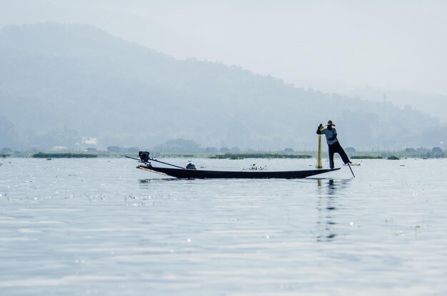 Una bellissima vista del Lago Inle Myanmar