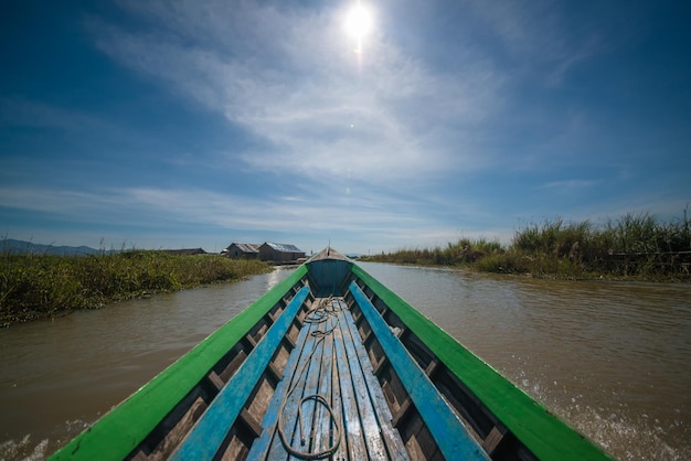 Una bellissima vista del Lago Inle Myanmar