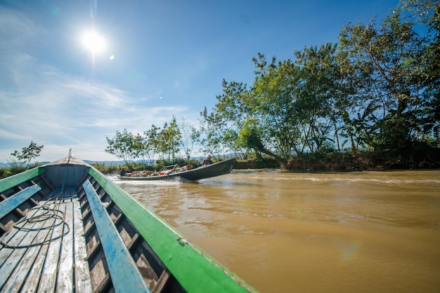 Una bellissima vista del Lago Inle Myanmar