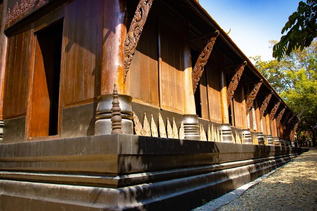 Una bellissima vista del Museo Baan Dan situato a Chiang Rai Thailandia