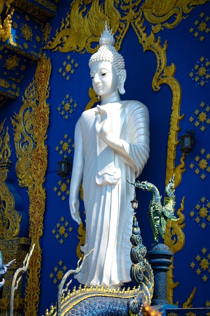 Una bellissima vista del Tempio Blu situato a Chiang Rai Thailandia