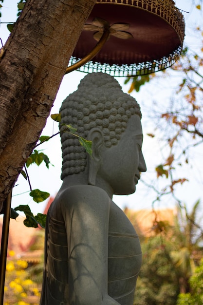 Una bellissima vista del tempio buddista situato a Siem Reap in Cambogia