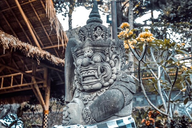 Una bellissima vista del tempio di Pura Tirta Empul situato a Bali Indonesia