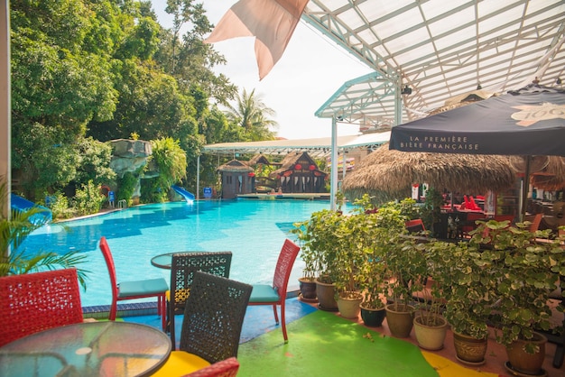 Una bellissima vista dell'Aceania Resort Hotel situato a Langkawi in Malesia