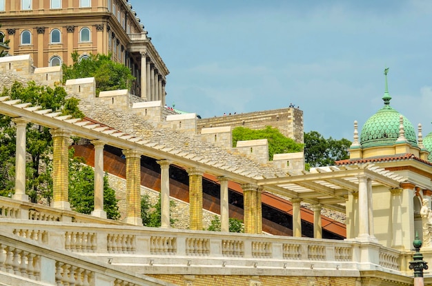 Una bellissima vista della città di Budapest situata in Ungheria