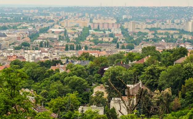 Una bellissima vista della città di Budapest situata in Ungheria