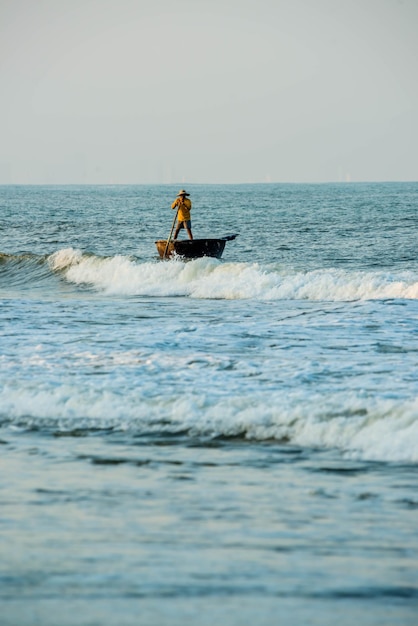 Una bellissima vista della spiaggia di Hoi An Vietnam