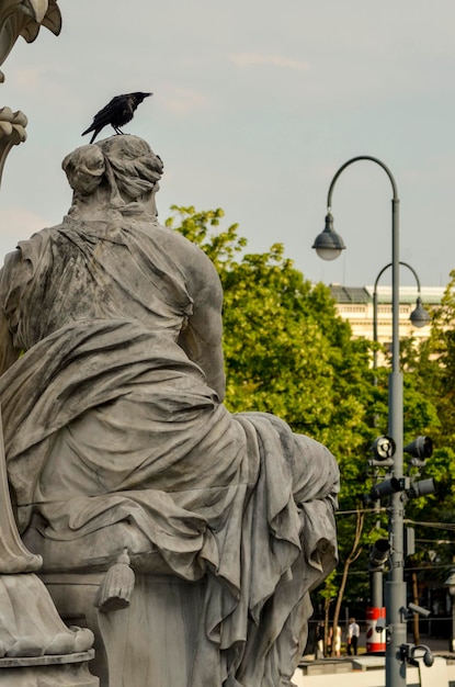 Una bellissima vista di Vienna situata in Austria