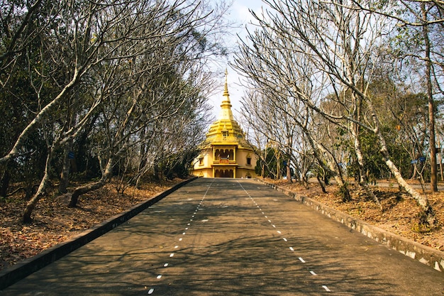 Una bellissima vista panoramica della città di Luang Prabang in Laos