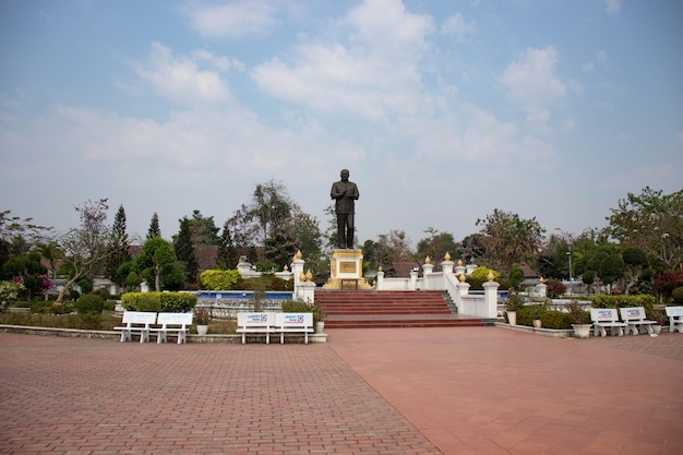 Una bellissima vista panoramica di Luang Prabang in Laos