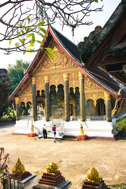 Una bellissima vista panoramica di Luang Prabang Laos