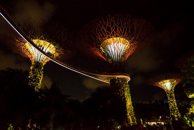 Una bellissima vista panoramica di Singapore