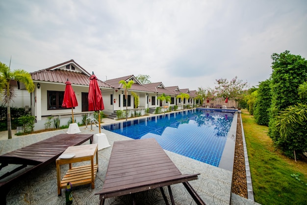 Una bellissima vista panoramica di Sukhothai in Thailandia