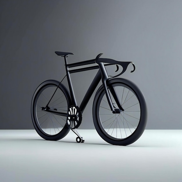 una bicicletta con una catena con la scritta "bicicletta" sulla parte anteriore.