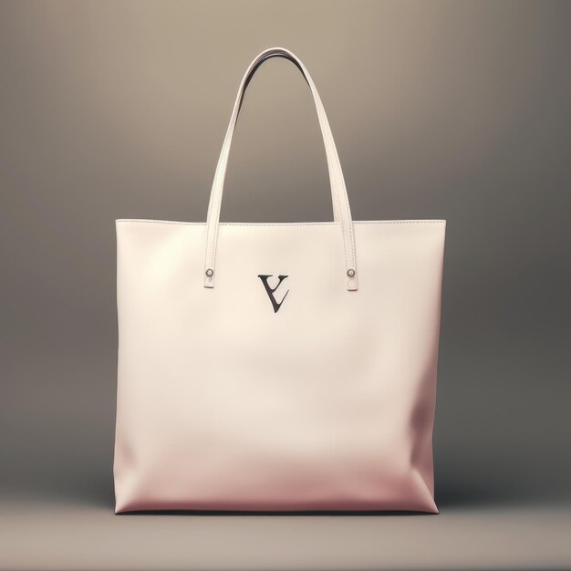 Una borsa rosa con una "v" che dice "v".