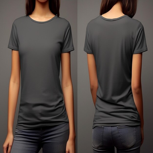 una camicia slimfit di colore grigio scuro con un design elegante e pulito