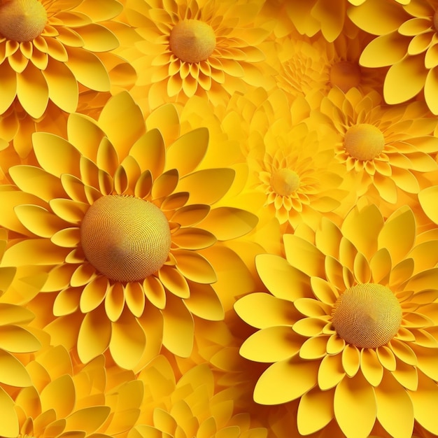Una carta da parati a fiori gialli con su scritto "girasoli".